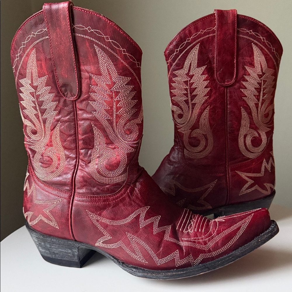 OLD GRINGO Cowboy Boots NEVADA Snip Toe Stitching Details Cowgirl Rodeo - Picture 4 of 17